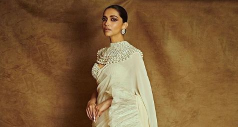 Buy Deepika Padukone Designer Pre Stitch Saree Lehenga Choli Boho Lehenga  for Women Wedding Reception Party Attire Engagement Ready 2 Wear Cutom  Online in India - Etsy